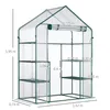 Outsunny Foliengewächshaus begehbares Gartenhaus mit 6 Produktbild-Vorschau 3