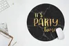 MuchoWow® Mauspad Mousepad Zitate - Party - Gold - Marmor Produktbild-Vorschau 5