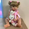 55CM Puppe Reborn Mädchen Baby Doll Ganzkörper Silikon Produktbild-Vorschau 2