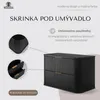 RODAN | Kupelnova Skrinka - 80 CM - Čierny Matný - MDF - 2 Náhľad obrázku produktu 2