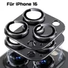 Close-up of camera lens protectors for an iPhone 16. Podgląd zdjęcia produktu