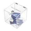 Spendenbox Würfel aus Acryl von HMF mit den Maßen 15 x 15 x 15 cm Produktbild-Vorschau