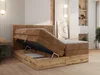 Kontinentální postel WOOD CLASSIC KING se dvěma úrovněmi Náhled obrázku produktu 2