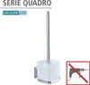 WENKO WC Garnitur QUADRO Klo Toiletten Bürsten Halter Produktbild-Vorschau 2