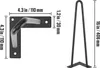 SucceBuy 406,4 mm Haarnadel-Möbelbeine, robuste Produktbild-Vorschau 8