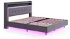 Polsterbett 140x200cm mit USB Steckdose und LED Produktbild-Vorschau 9