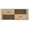 vidaXL Szafka pod TV dąb sonoma 100x35x40 cm materiał Podgląd zdjęcia produktu 5