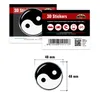 Adesivo 3D Yin-Yang HQ, diametro 48 mm Anteprima dell’immagine prodotto 2
