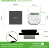 Diagrams showing the dimensions and components of a DEVIreg Smart Thermostat. Anteprima dell’immagine prodotto