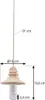 Lindby LED-Akku-Hängeleuchte Raul, beige, Alu, Ø 15cm Produktbild-Vorschau 5