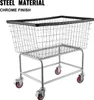 SucceBuy Wäschewagen aus Draht, 4,5 Scheffel, 35" x 15,7" x Produktbild-Vorschau 3