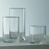 6er Set Teelichthalter Dekogläser Vasen ZYLINDER H 10cm D. Produktbild-Vorschau 2