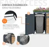 ML-Design box na odpadky se stříškou na květináč pro 4 koše Náhled obrázku produktu 4