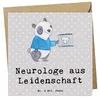 Mr. & Mrs. Panda Klappkarte Neurologe Leidenschaft - Grau Produktbild-Vorschau 1