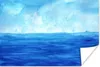 MuchoWow® Poster Meer - Aquarell - Himmel 30x20 cm - Produktbild-Vorschau 1