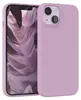 A purple iPhone case is shown from a diagonal angle, with the phone screen visible inside. Produktbild-Vorschau