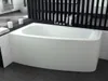 Baignoire asymétrique - 150 x 80 cm - Gauche - avec Tablier Voir les images du produit 1