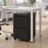 Metalowa szafka na kółkach COSTWAY, szafka na dokumenty, Podgląd zdjęcia produktu 2