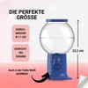 Blauer Bonbonspender aus PS, mit abnehmbarem Deckel und Produktbild-Vorschau 4