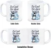 Zu cool für die Welt Pinguin mit Sonnenbrille Kaffeebecher Produktbild-Vorschau 4