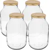 Słoik na ogórki MIKONI | 3 litry | Złota pokrywka | 4 Podgląd zdjęcia produktu 2