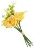 Bouquet de Roses Fleurs Artificielles 6Pcs Belle Densité de Voir les images du produit 12