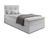 AX LIVING Lit une place Geceteni lit coffre gris lit coffre Voir les images du produit 2