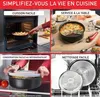 Tefal L3970602, Allzweckpfanne, Schwarz, Aluminium, Titan, Produktbild-Vorschau 5