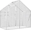 A white wireframe aviary or large cage. Náhled obrázku produktu