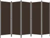 vidaXL Séparation de pièce 5 pièces brun 250x180 cm Voir les images du produit 1