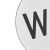 Relaxdays WC Schild, 4er Set, rund, Türschild zum Produktbild-Vorschau 3