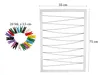 BigDean Fotohalter weiß 75x55 cm mit 20 Holz Klammern und Produktbild-Vorschau 3