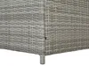 BELIANI Úložný box šedý ratan zahradní terasa 158x63 cm Náhled obrázku produktu 8