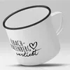 Huuraa Emaille Tasse Übach-Palenberg  Geschenk Kaffeebecher Produktbild-Vorschau 2