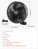 Ventilatore VEVOR per coltivazione con clip, oscillante, Anteprima dell’immagine prodotto 7
