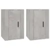 vidaXL TV-Wandschränke 2 Stk. Betongrau 40x34,5x60 cm Produktbild-Vorschau 1
