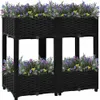 vidaXL Hochbeet 80x40x71 cm Polypropylen Produktbild-Vorschau 2