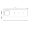 kalb | LED Unterbauleuchte Solid2, SET silbergrau, mech. Produktbild-Vorschau 5