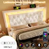 MODFU Čalouněná postel 180x200 s integrovanými LED pásky a Náhled obrázku produktu 4
