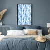 MuchoWow® MuchoWow® Gerahmtes Poster Blumen - Blau - Produktbild-Vorschau 4