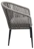 Stapelbarer Gartenstuhl Sluis | Schwarz & Sand | 2er Set Produktbild-Vorschau 5