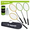 Trizand 27681 Set da badminton in custodia, 4 racchette, 3 Anteprima dell’immagine prodotto 5