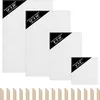Belle Vous 4 Stk Blanko Leinwand mit Keilrahmen - 15x15 cm, Produktbild-Vorschau 7