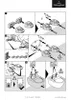 An instruction manual showing how to install a toilet seat mounting kit. Produktbild-Vorschau