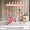 Mädchen fahrrad Kinderfahrrad für Mädchen 16 Zoll 7,9 kg Produktbild-Vorschau 11