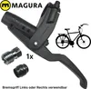 Magura Hydraulische Felgenbremse Bremsgriff HS11 3-Finger Produktbild-Vorschau 1