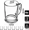 KADAX Bierkrüge 0,5 Liter, 6er Set, Biergläser mit Henkel, Produktbild-Vorschau 3
