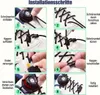 4 Elastische Schnürsenkel Schwarz ohne Binden 100cm Set für Produktbild-Vorschau 3