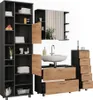 Badmöbel-Set Vicco Ilias Goldkraft Eiche/Anthrazit 4 Teile, Produktbild-Vorschau 7