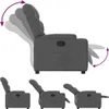 vidaXL Relaxsessel Dunkelgrau Stoff Produktbild-Vorschau 6